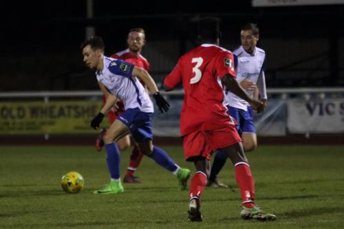 Enfields Ben Ward-Cochrane (L) and Jack Hockney