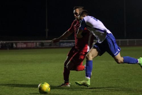 Enfields Ben Ward-Cochrane (R) and Chipsteads Matthew Males