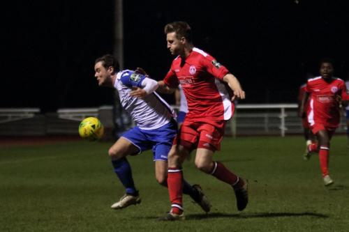 Enfields Liam Hope (L) and Chipsteads Sam Bell85