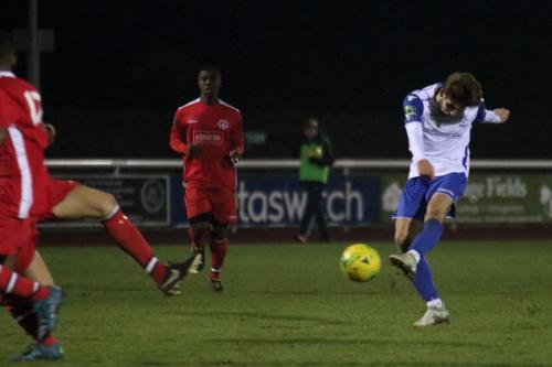 Geoerge Beattie puts Enfield 4-2 up