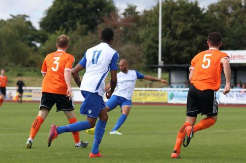 Simon Thomas gives Enfield an early lead