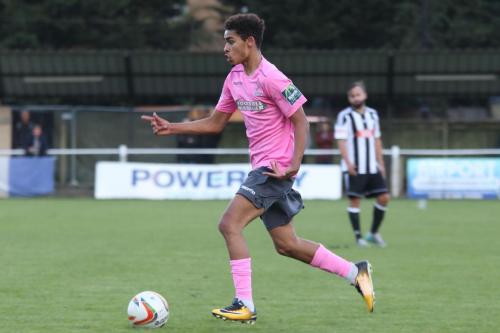 Montell Moore made his Enfield debut as a second-half substitute