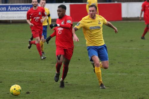 Harrows Kurtis Cumberbatch (L) and Enfields Matt Johnson61