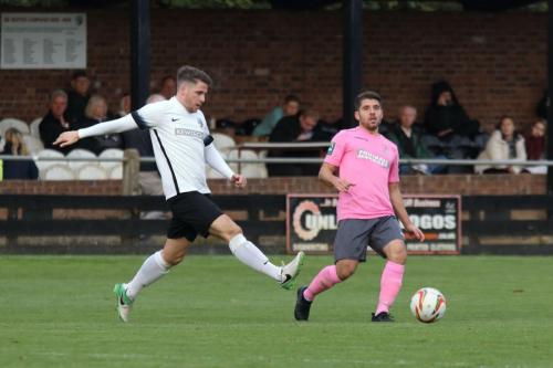 Roystons Lee Chappell (L) and Enfields John Kyriacou