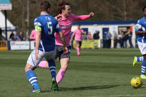 Angels Sonny Miles (L) and Enfields Mickey Parcell