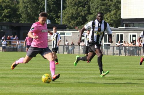 Drew Roberts scores the third goal