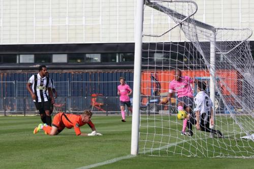 Simon Thomas scores the final goal