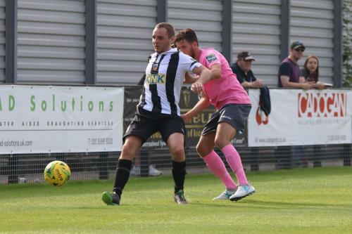 Tootings Chace ONeill (L) and Enfields George Beattie