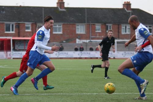 Enfields Sam youngs (L) and Simon Thomas