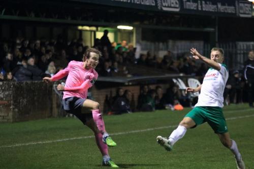 Enfields Mickey Parcell (L) and Bognors Mason Walsh