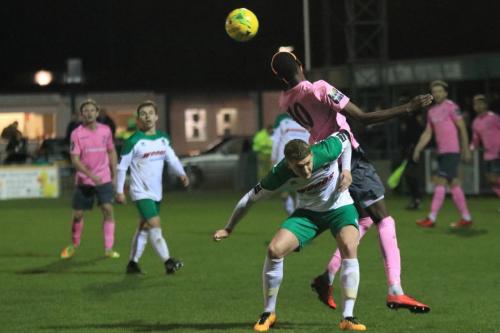 Enfields Muhammadu Faal (10) challenges Chad Field