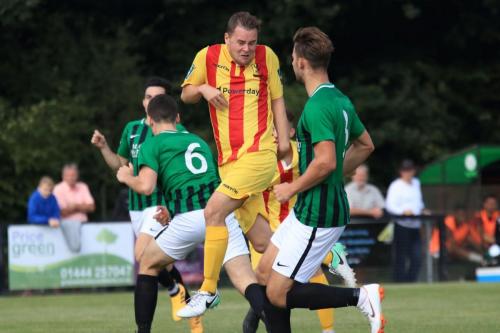 Enfields Liam Hope challenges Henry Watson (6)