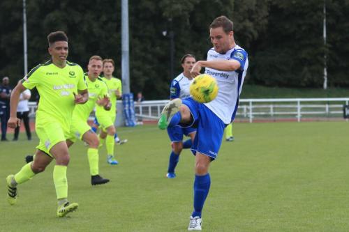 Enfields Liam Hope crosses