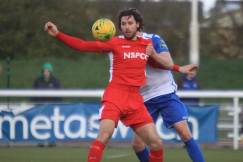 Carshaltons Harry Ottaway (L) and Enfields Joe Payne