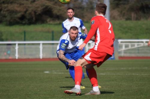 Enfields Billy Bricknell (white) and Carshaltons Bobby Price