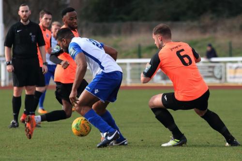 Enfields Kezie Ibe and Tonbridges DSean Theobalds and Arthur Lee (6)