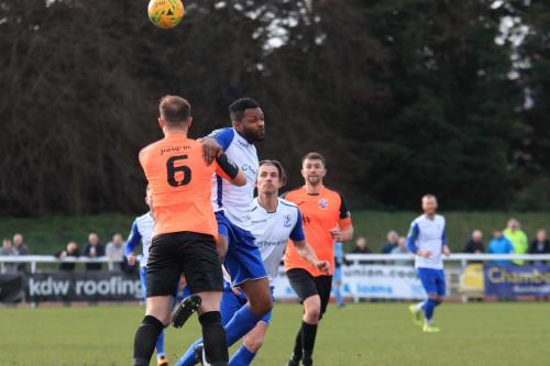 Enfields Kezie Ibe challenges Arthur Lee (6)