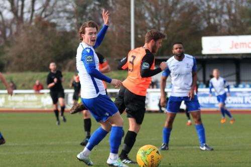 Enfields Mickey Parcell (L) and Tonbridges Jack Parter