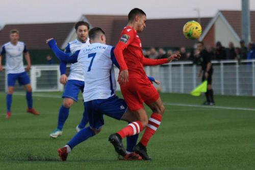 Enfields Sam Chaney challenges George Saunders (R)