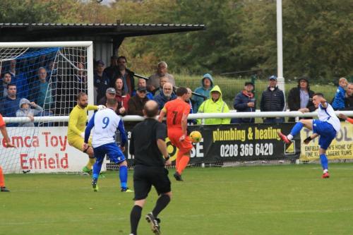 Enfields Brandon Adams shoots