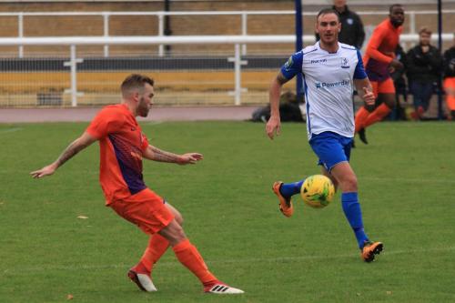 Wares Jack Devaney (L) and Enfields Matt Johnson