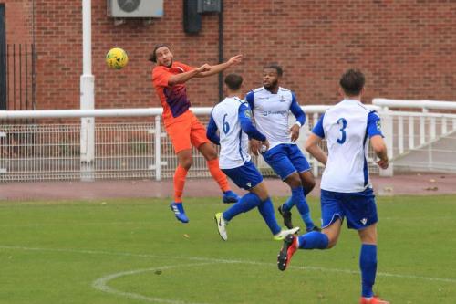 Wares Leigh Rose and Enfields Dan Rumens (6) Taofiq Olomowewe and Remi Sutton (3)