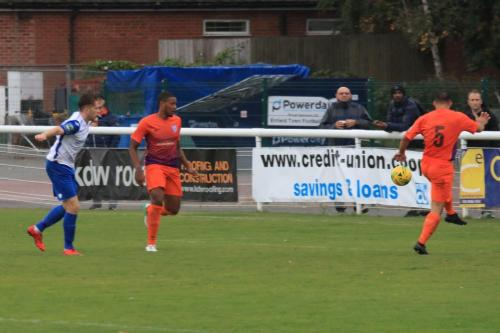 Wares Louis Rose (R) blocks Remi Suttons shot