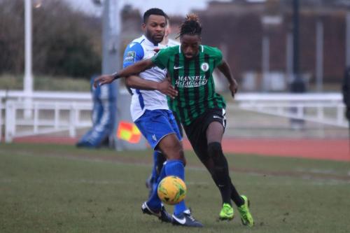 Enfields Kezie Ibe (L) and Burgess Hills Boris Kipeya-Bonno