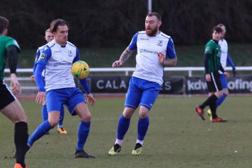 Enfields Sam Youngs (L) and Billy Bricknell