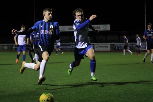 Burgess Hills Josh Short (L) and Enfields Mickey Parcell