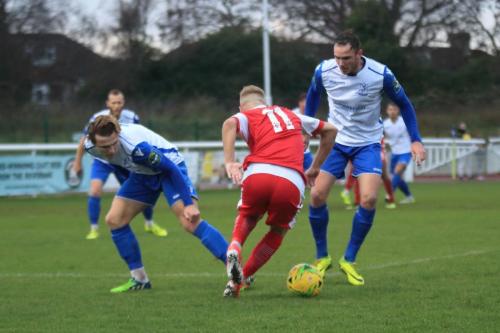 Harlows Christian Scales is marked by Mickey Parcell (L) and Matt Johnson