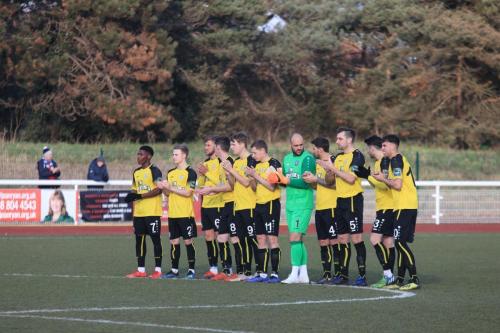 Before the game there was a minutes applause in memory of Enfield supporters Ron Hammans and Malcolm Philpottx