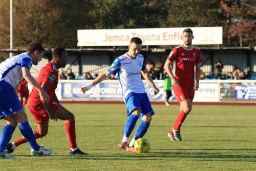 Brandon Adams scores the fifth goalx