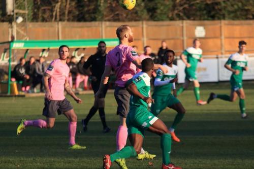 Enfields Sam Hatton heads clear