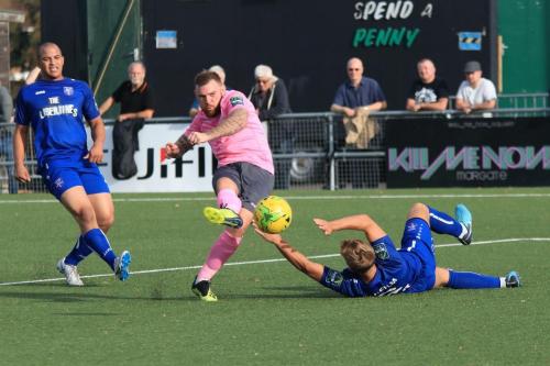 Billy Bricknell equalises for Enfieldx