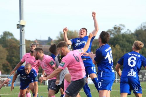 Confusion reigns at a set piece