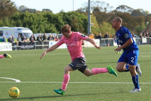 Enfields Aaron Greene (L) and Margates Tom Wynterx