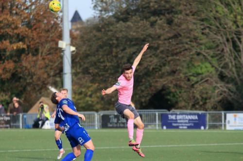 Enfields Bilal Sayoud (R) and Margates Frannie Collin