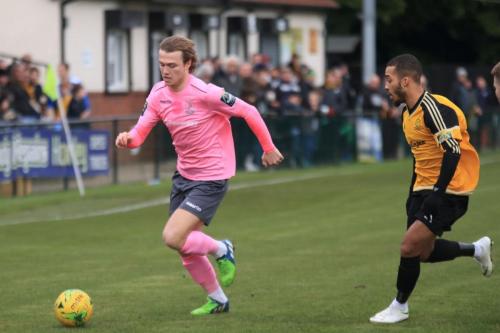 Enfields Mickey Parcell (L) and Mersthams Roman Michael-Percil