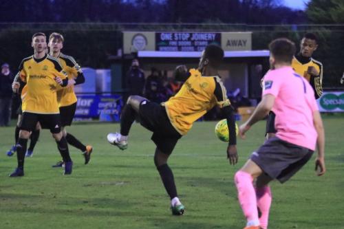 Mersthams Kershaney Samuels  clears