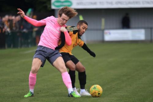 Mersthams Roman Michael-Percil (R) and Enfields Mickey Parcellx