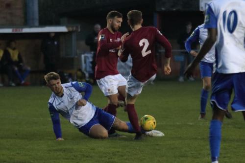 Enfields Dan Rumens challenges Andrew Lomas and Lewis Hobbs (2)
