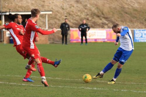 Enfields Billy Bricknell makes it 3-1