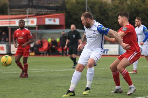 Enfields Billy Bricknell (white) and Worthings Ollie Pearce