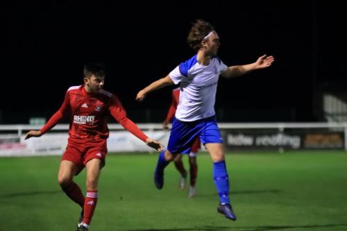 Enfields Roman Campbell (R) and Northwoods Liam McCrohan