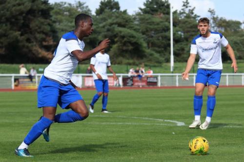 Enfields Ken Charles (L) and Dan Rumens
