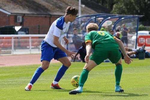 Enfields Sam Youngs (L) and Horshams George Hayward