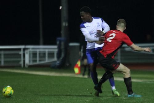 Enfields Ken Charles (L) and Lewes Tom Day