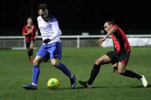 Enfields Lyle Della-Verde (L) and Lewes Leon Redwood