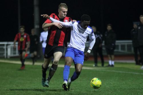 Lewes Tom Day (L) and Enfields Ken Charles